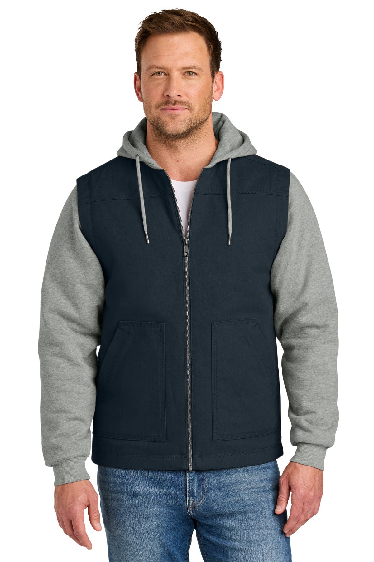 CornerStone   Duck Fleece Full-Zip Hooded Jacket CSJ42