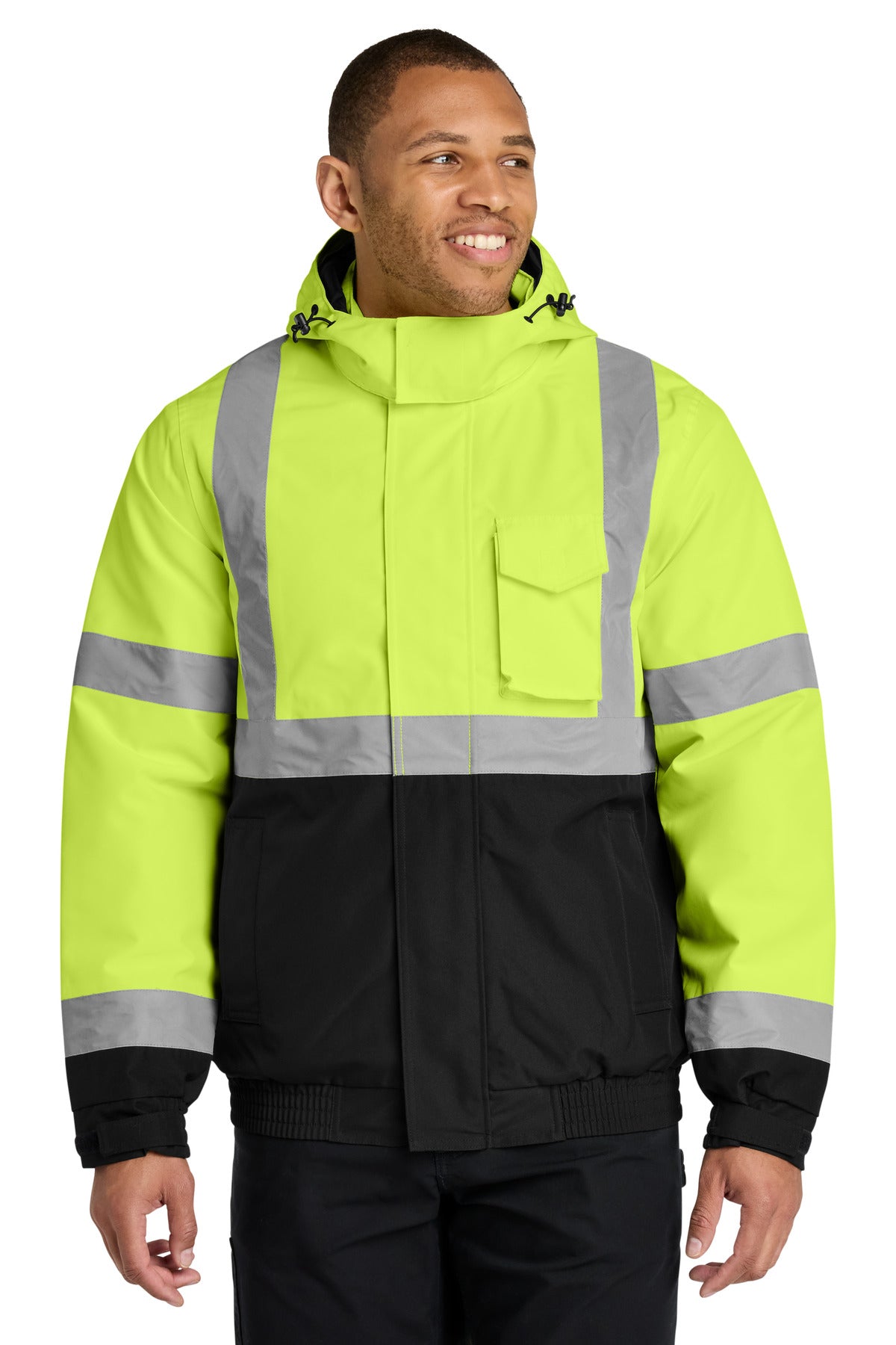 CornerStone   ANSI 107 Class 3 Economy Waterproof Insulated Bomber Jacket CSJ500