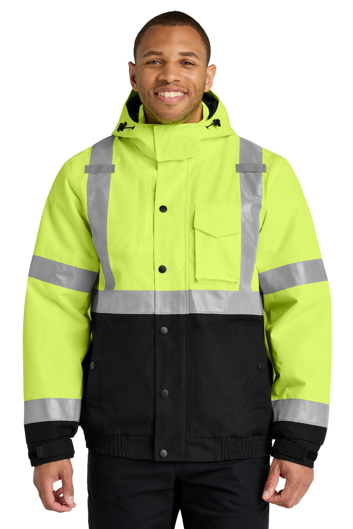 CornerStone   ANSI 107 Class 3 Waterproof Insulated Ripstop Bomber Jacket CSJ501