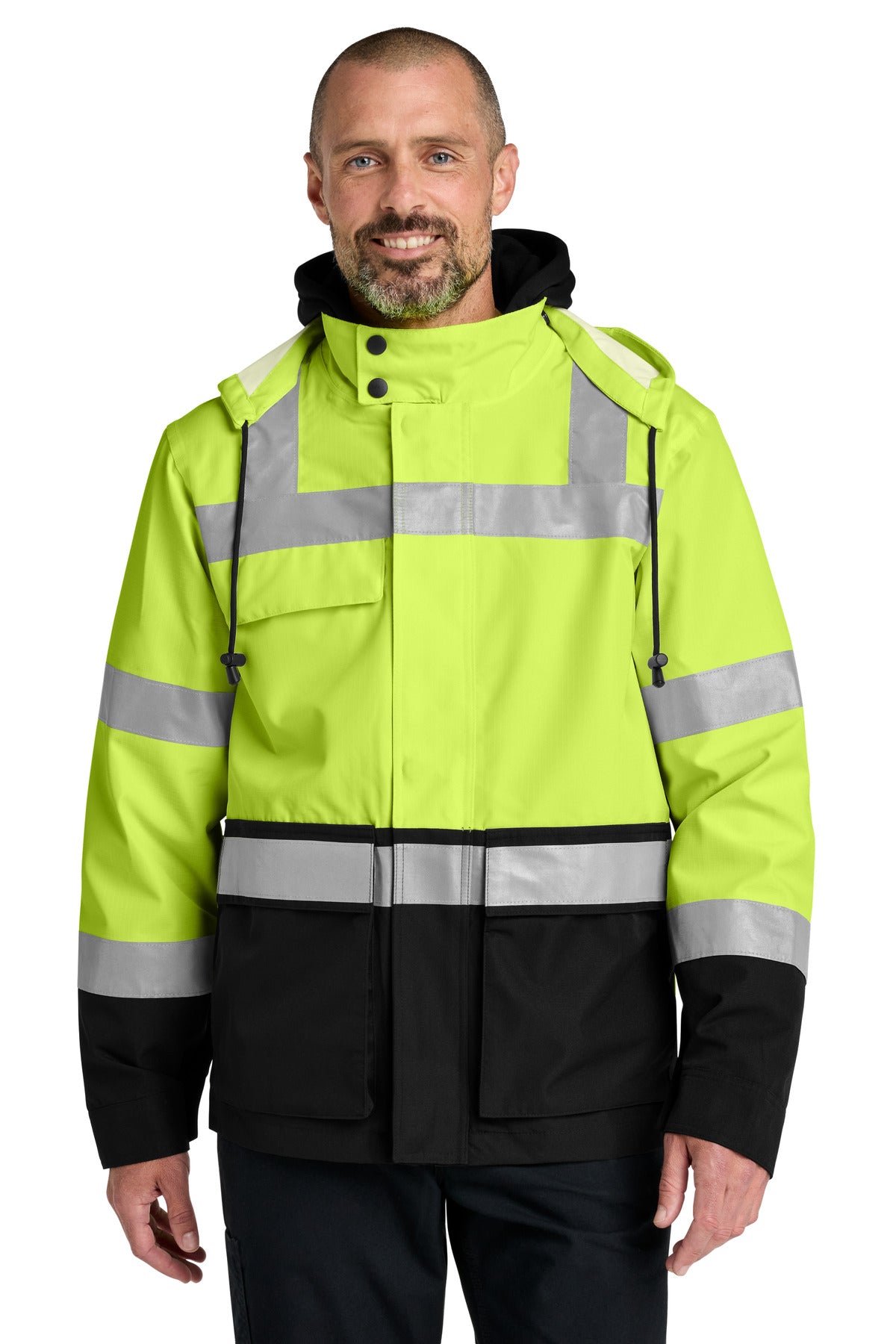 CornerStone   ANSI 107 Class 3 Waterproof Ripstop 3-In-1 Parka CSJ502