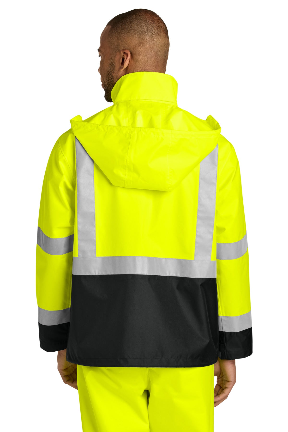 Custom Embroidered CornerStone Outerwear in Safety Yellow/ Black
