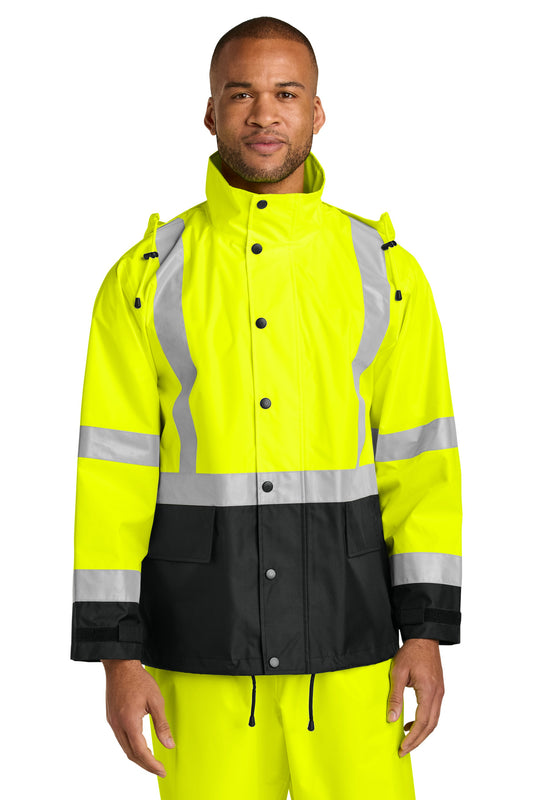 CornerStone   ANSI 107 Class 3 Rain Jacket CSJ504