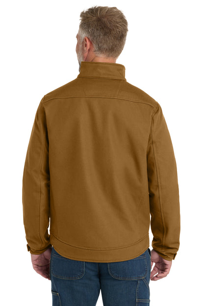 Custom Embroidered CornerStone Duck Bonded Soft Shell Jacket CSJ60,Duck Brown