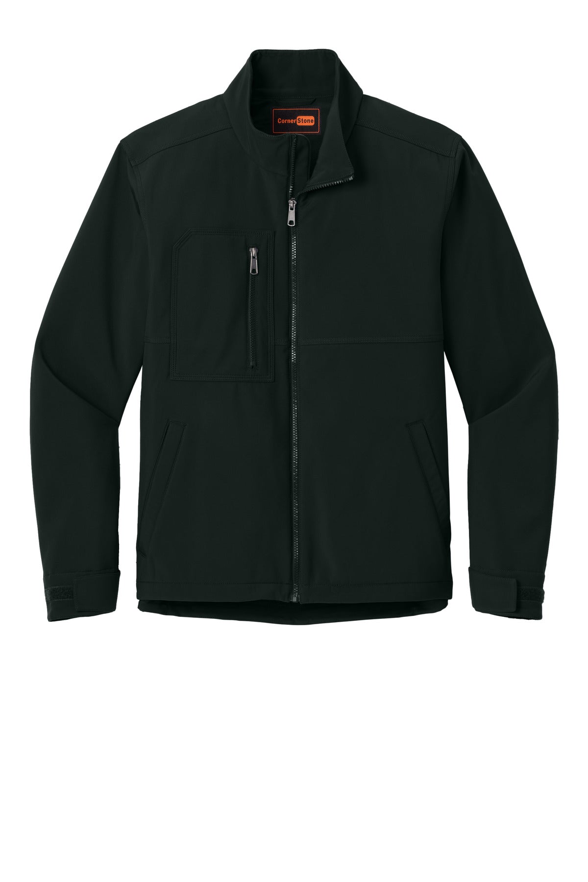 Custom Embroidered CornerStone Outerwear in Black