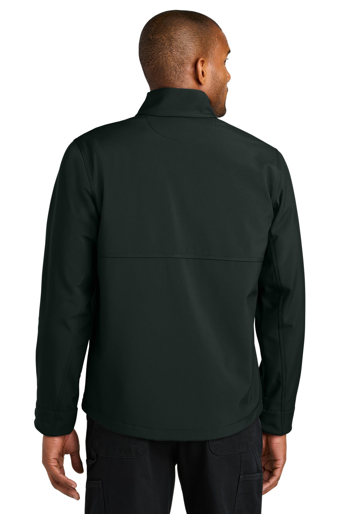 Custom Embroidered CornerStone Workwear Soft Shell CSJ70,Black