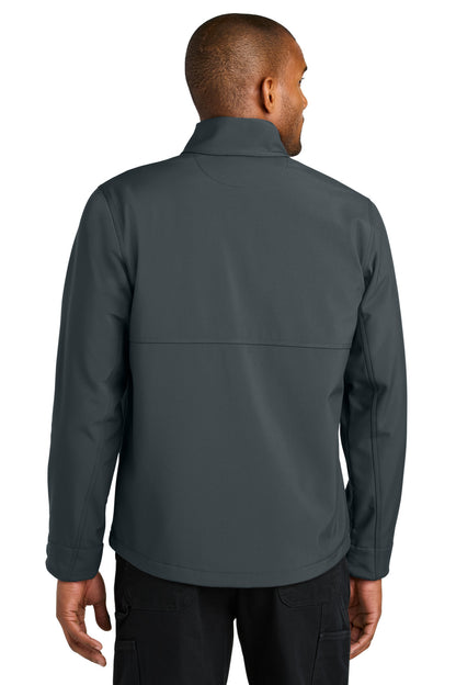 Custom Embroidered CornerStone Workwear Soft Shell CSJ70,Iron Grey