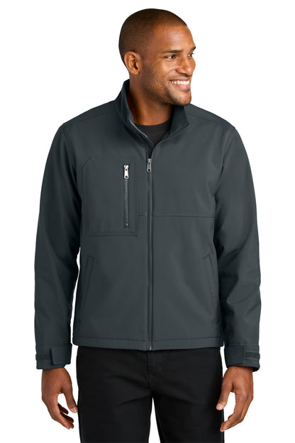 Custom Embroidered CornerStone Outerwear in Iron Grey