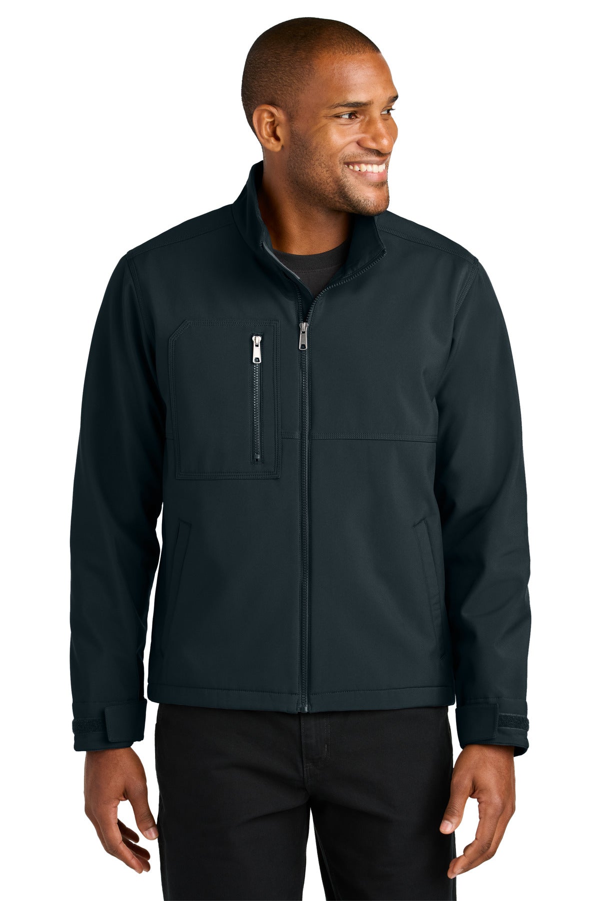 Custom Embroidered CornerStone Outerwear in Navy