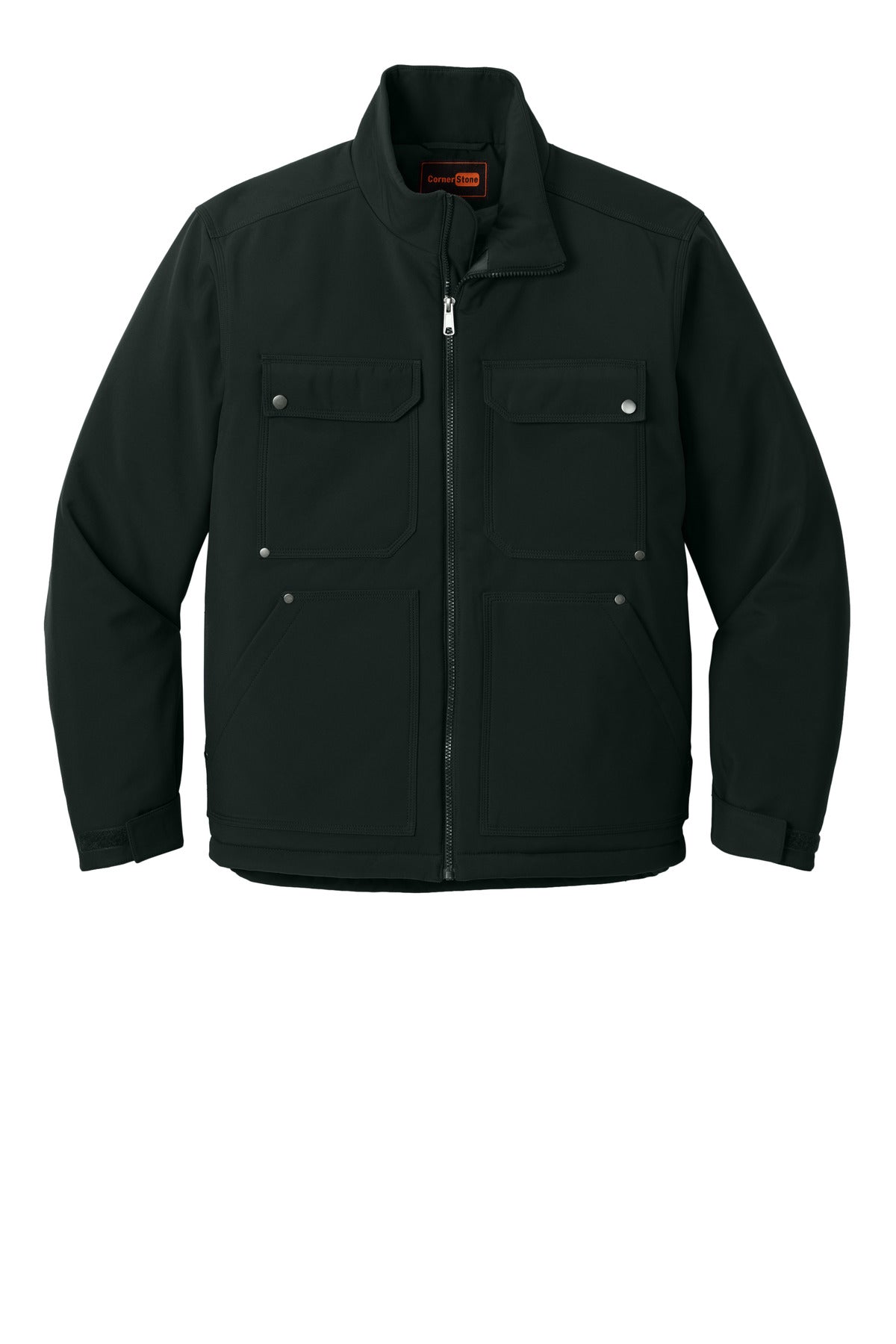 Custom Embroidered CornerStone Outerwear in Black