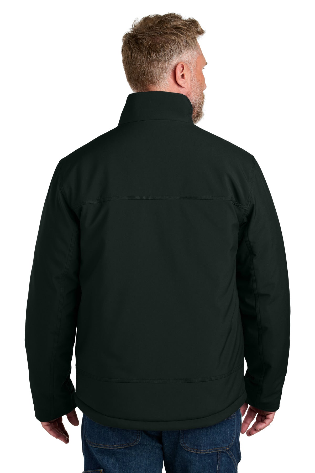Custom Embroidered CornerStone Insulated Workwear Soft Shell CSJ75,Black