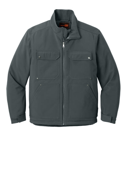 Custom Embroidered CornerStone Outerwear in Iron Grey
