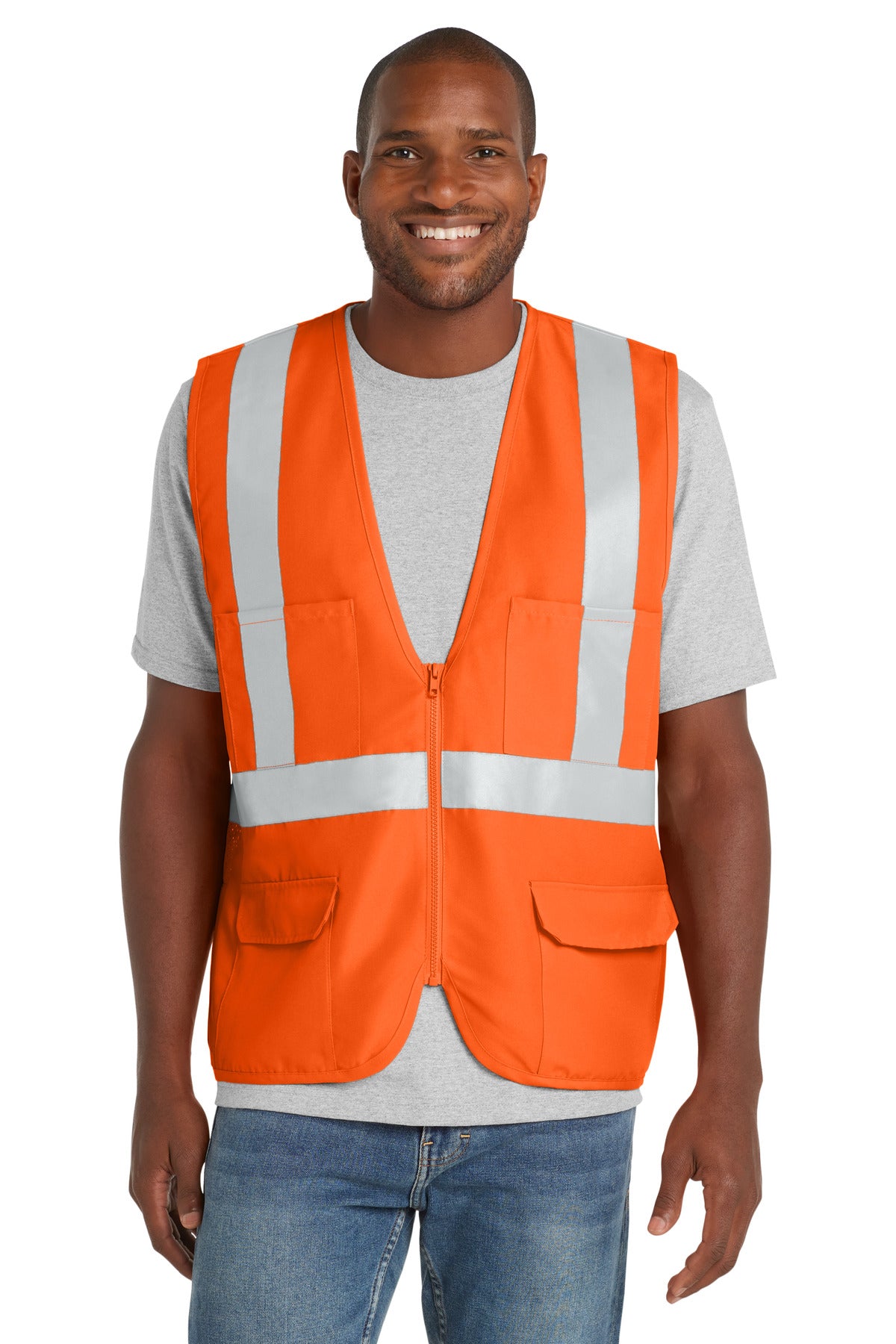 CornerStone   - ANSI 107 Class 2 Mesh Back Safety Vest. CSV405
