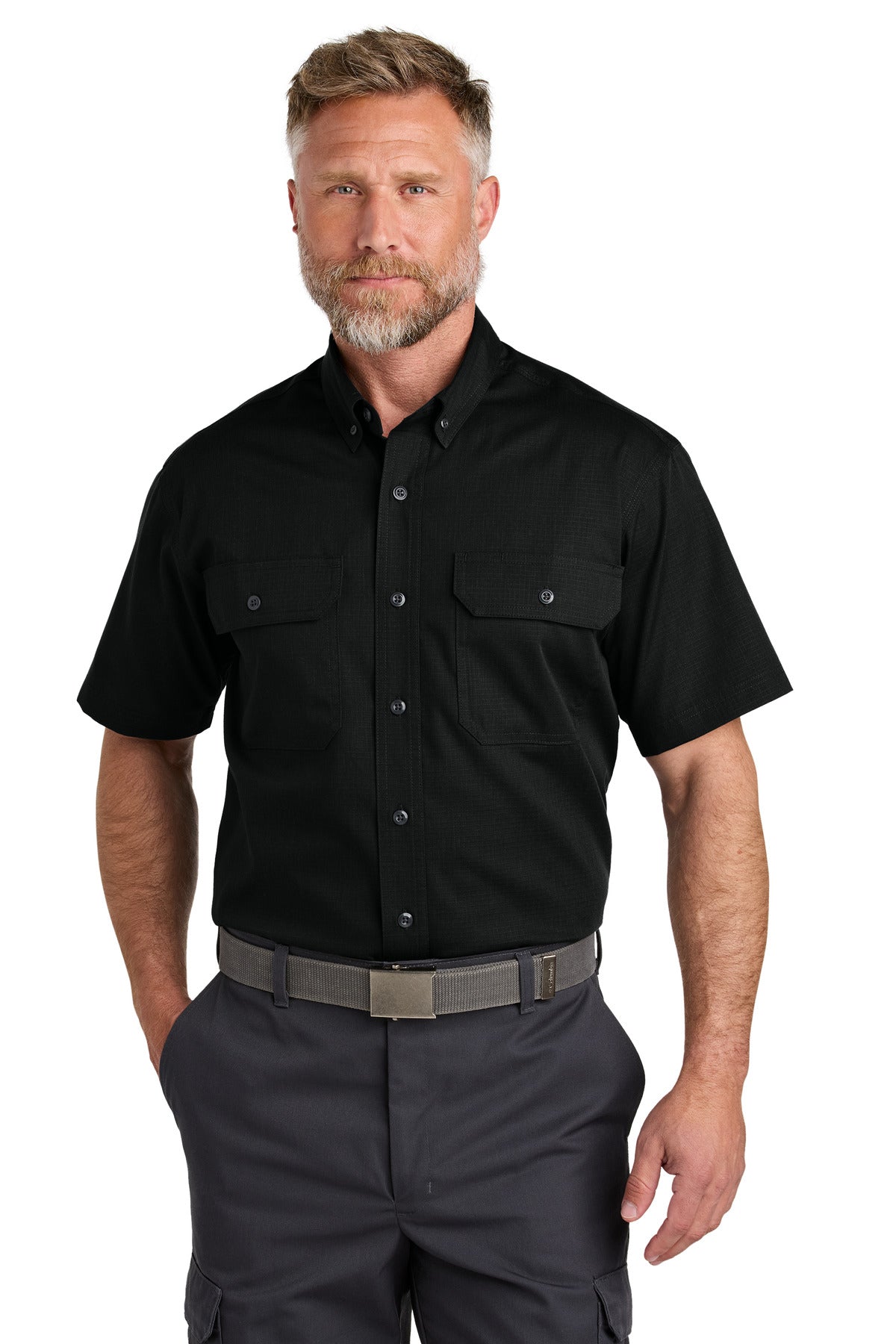 CornerStone   Short Sleeve Select Ripstop Shirt CSW175