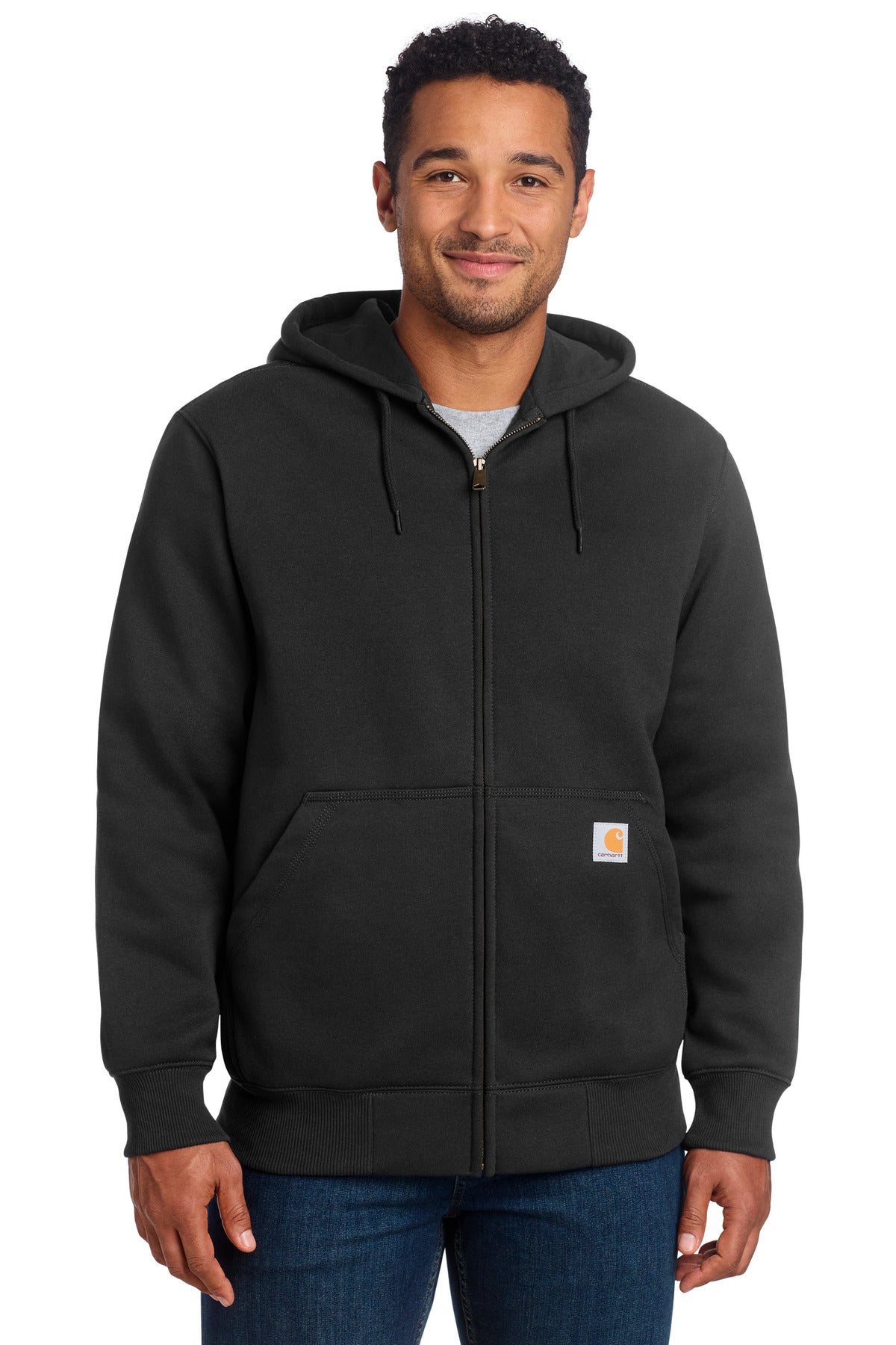 Carhartt    Rain Defender    Paxton Heavyweight Hooded Zip-Front Sweatshirt. CT100614