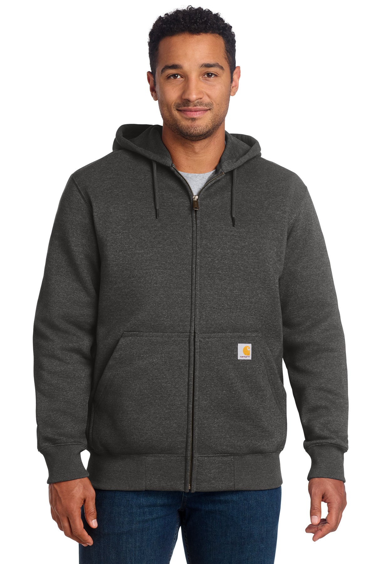 Carhartt    Rain Defender    Paxton Heavyweight Hooded Zip-Front Sweatshirt. CT100614