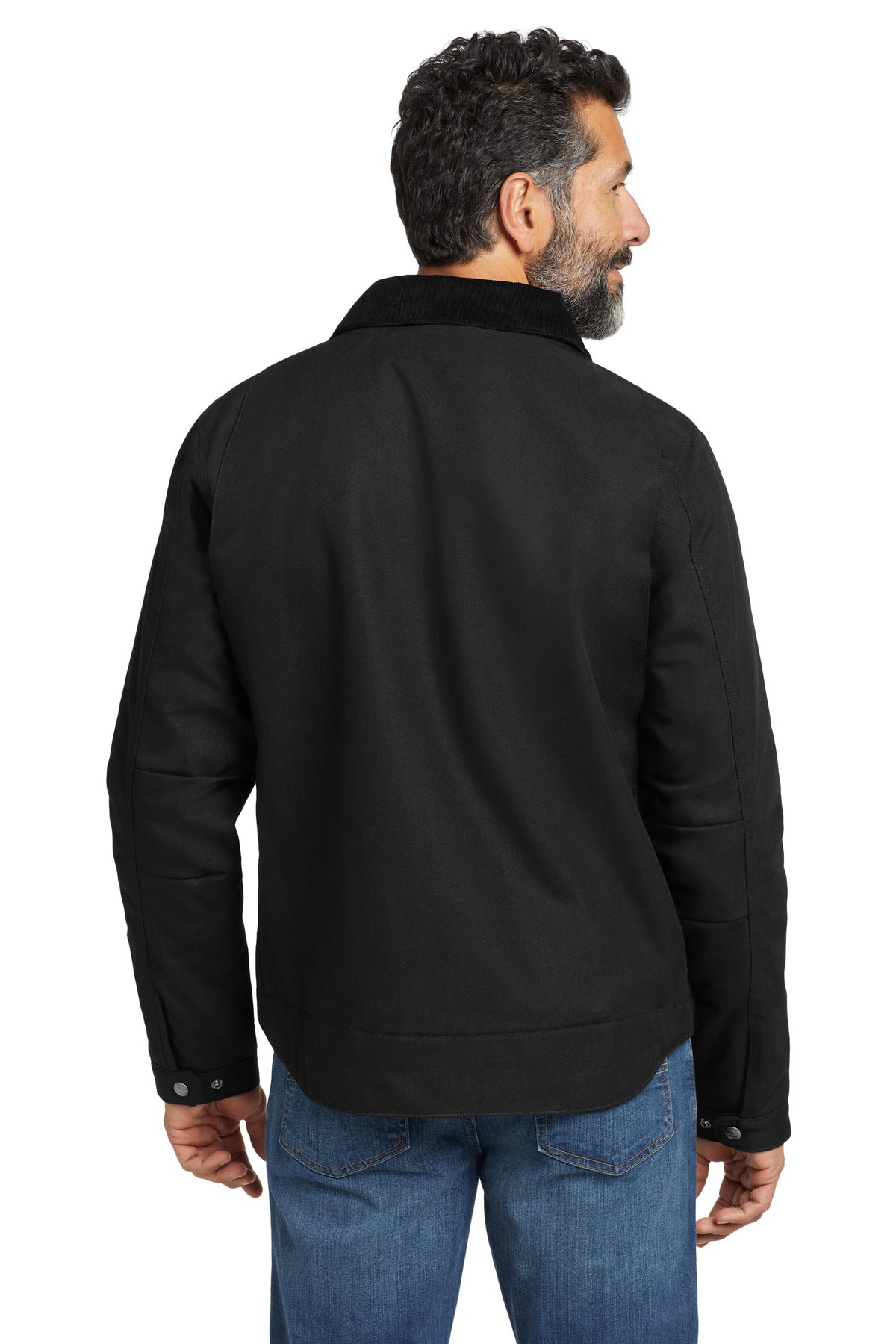 Custom Embroidered Carhartt Duck Detroit Jacket CT103828,Black