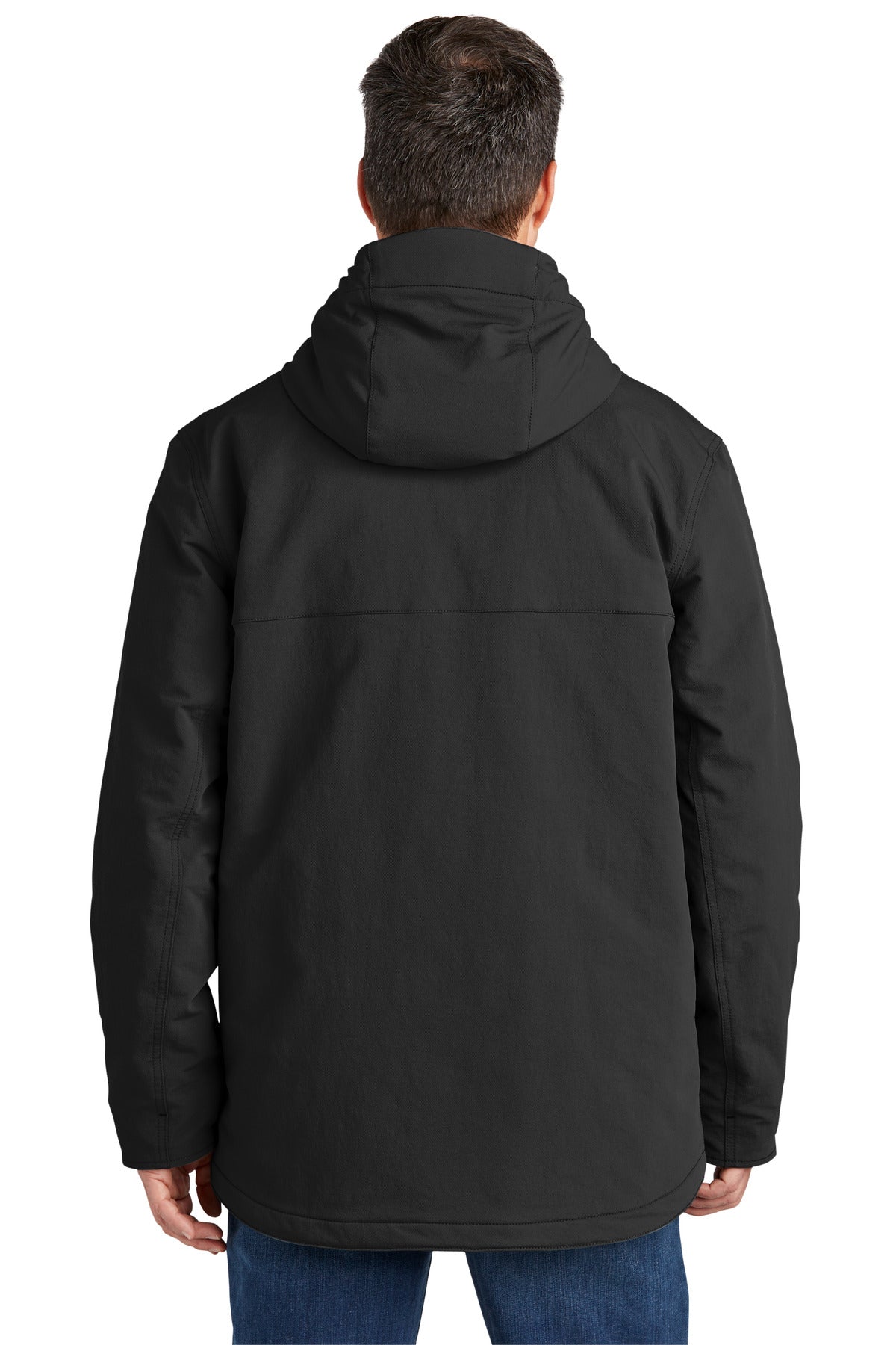 Custom Embroidered Carhartt Super Dux Insulated Hooded Coat CT105533,Black
