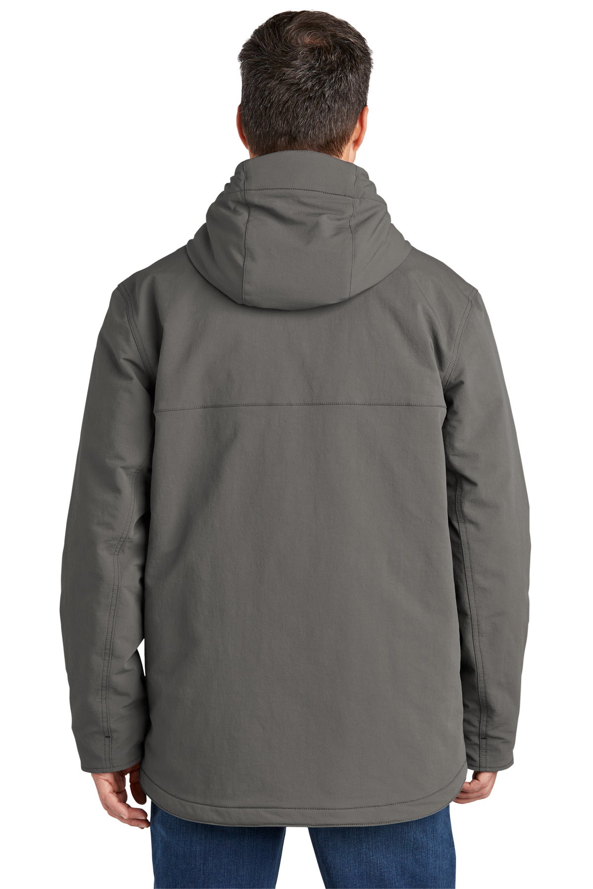 Custom Embroidered Carhartt Super Dux Insulated Hooded Coat CT105533,Gravel