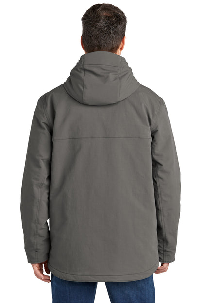 Custom Embroidered Carhartt Super Dux Insulated Hooded Coat CT105533,Gravel