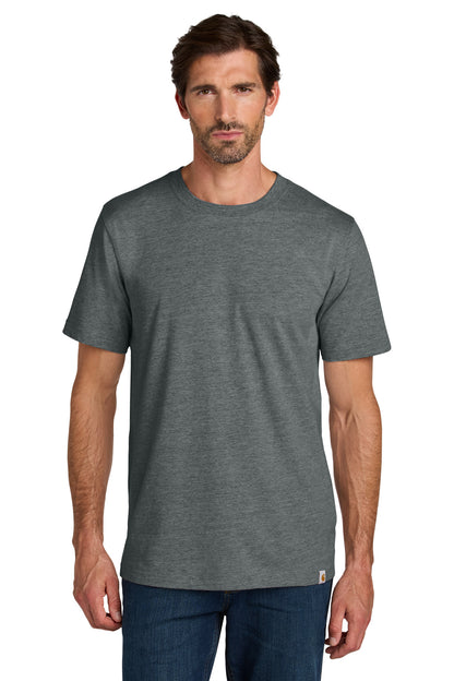 Custom Embroidered Carhartt T-Shirts  in Carbon Heather