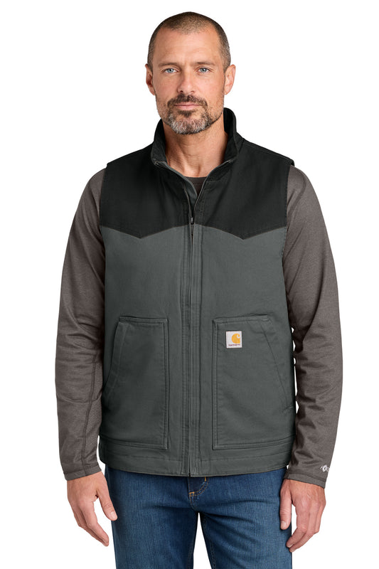 Custom Embroidered Carhartt Outerwear in Black/ Shadow Grey