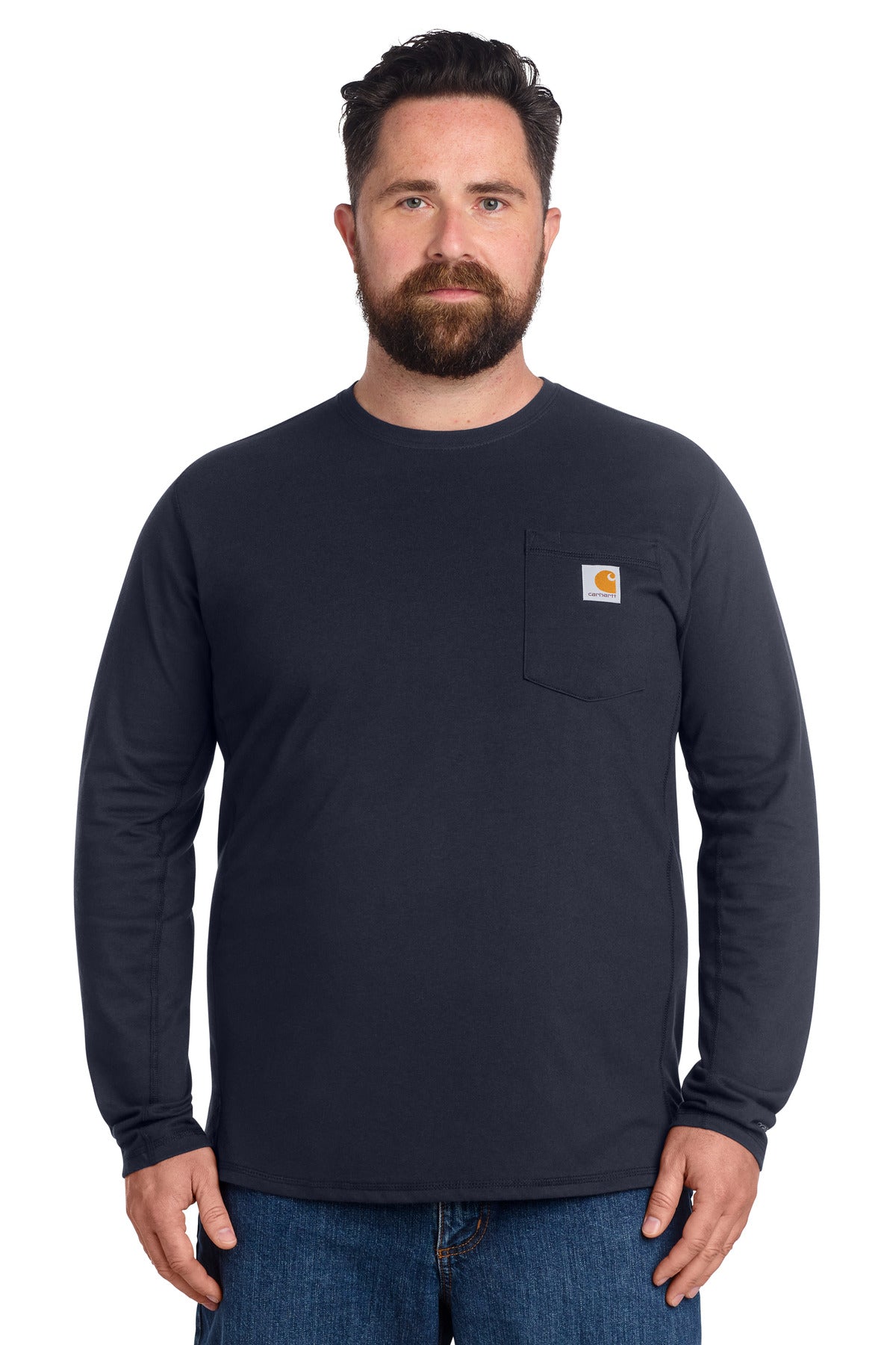 Custom Embroidered Carhartt T-Shirts  in Navy