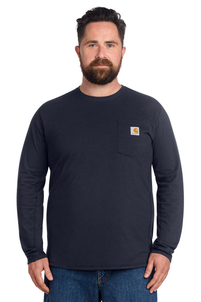 Custom Embroidered Carhartt T-Shirts  in Navy