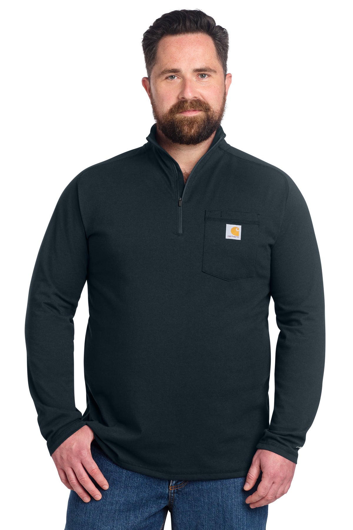 Custom Embroidered Carhartt T-Shirts  in Navy