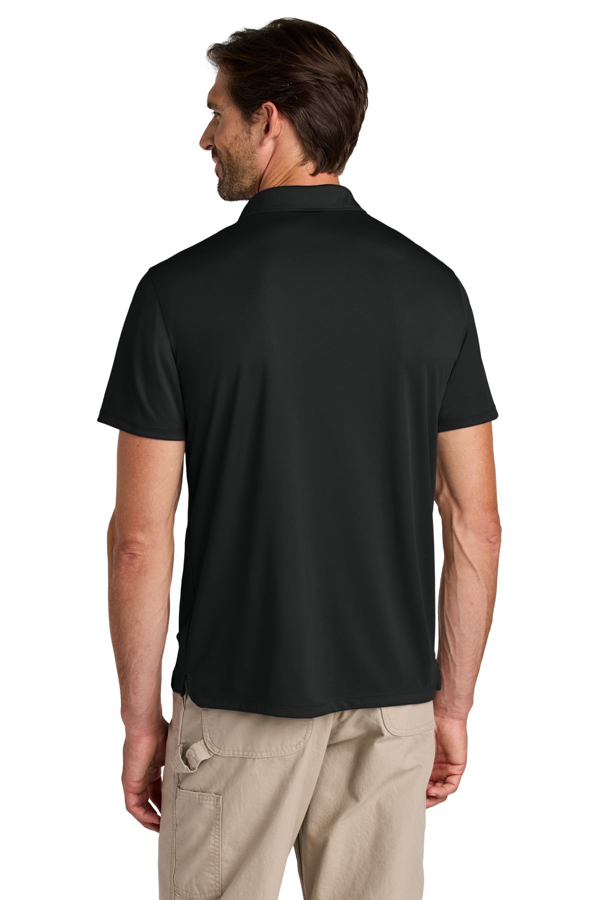 Custom Embroidered Carhartt Force Sun Defender Polo CT106899,Black