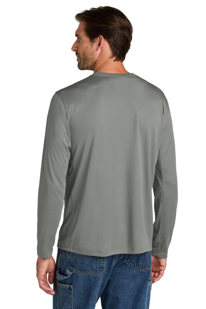 Custom Embroidered Carhartt Force Sun Defender Long Sleeve T-Shirt CT106972,Asphalt Grey