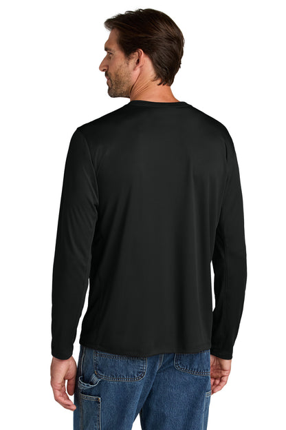 Custom Embroidered Carhartt Force Sun Defender Long Sleeve T-Shirt CT106972,Black