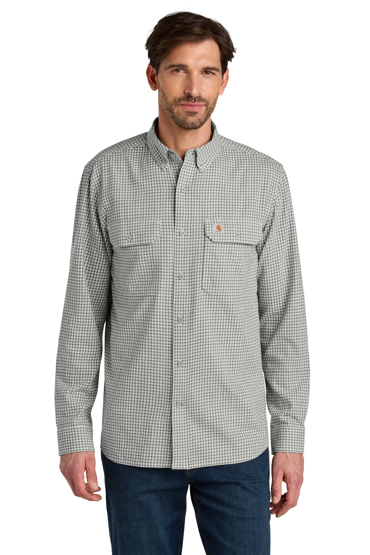 Carhartt   Rugged Flex   Plaid Long Sleeve Shirt CT107109