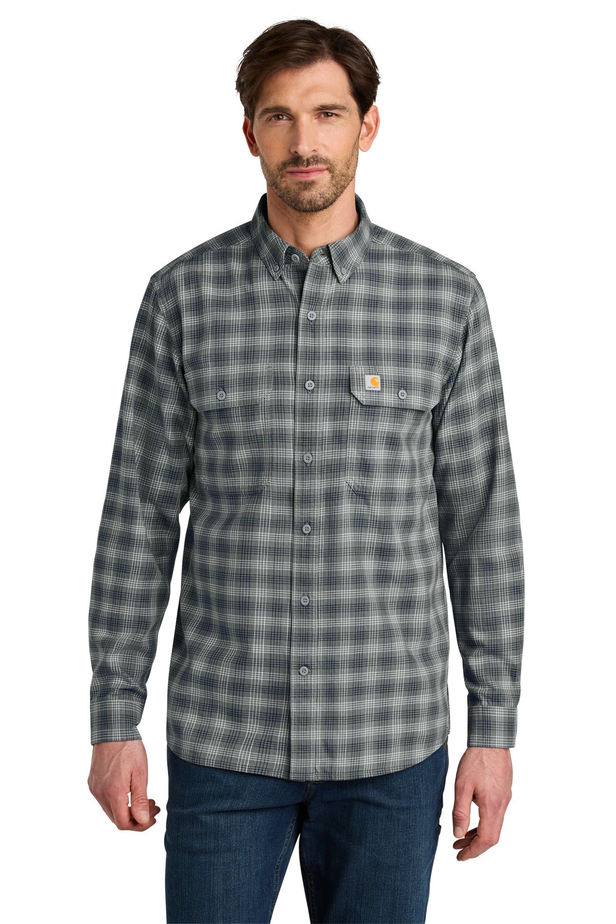 Carhartt   Rugged Flex   Plaid Long Sleeve Shirt CT107109