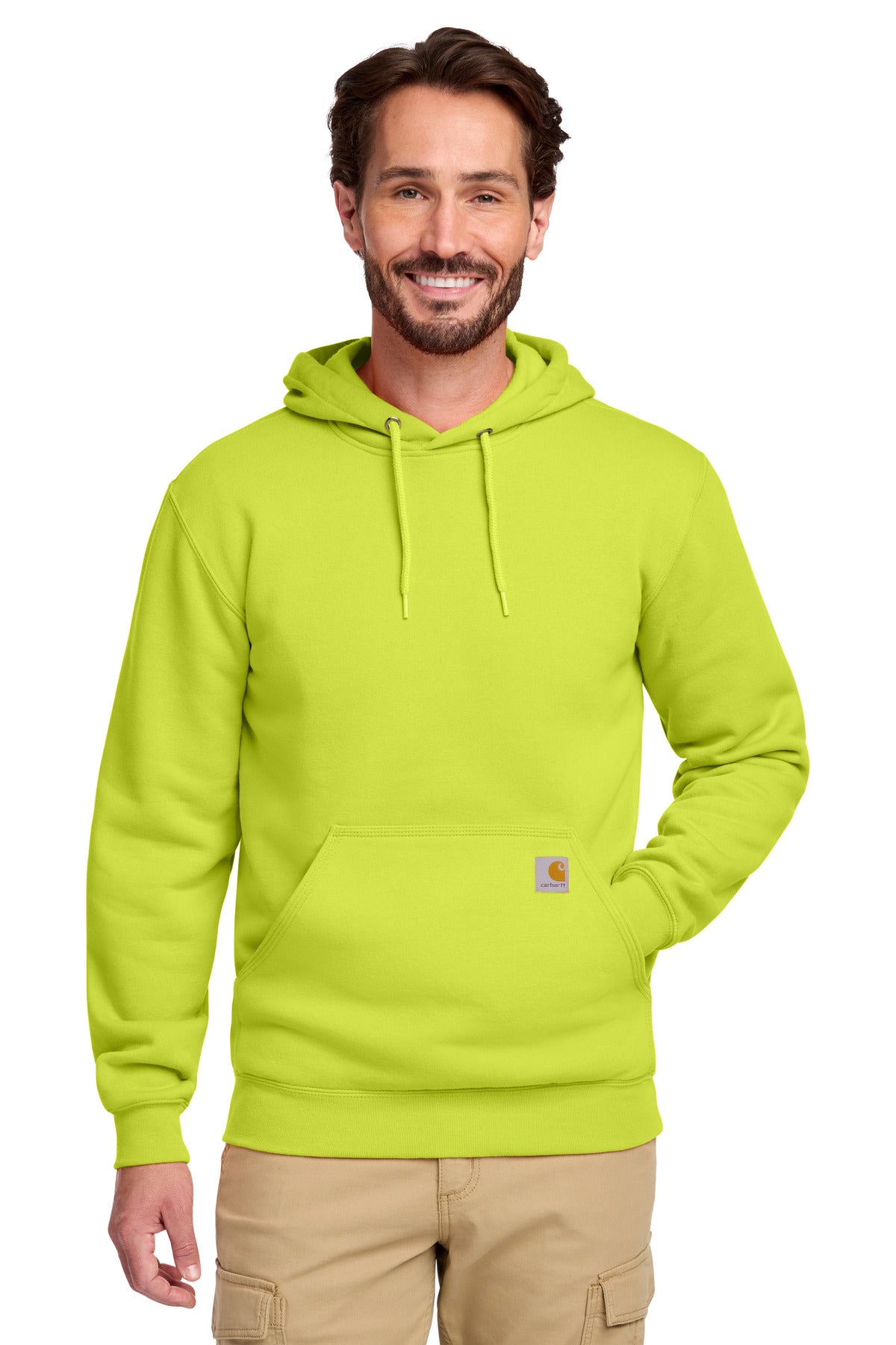 Custom Embroidered Carhartt Sweatshirts/Fleece in Brite Lime