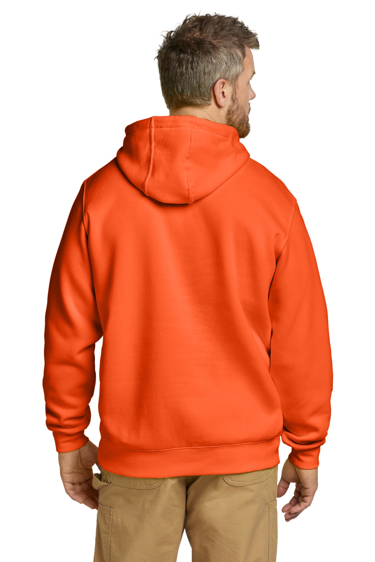Custom Embroidered Carhartt  Midweight Hooded Sweatshirt. CTK121,Brite Orange
