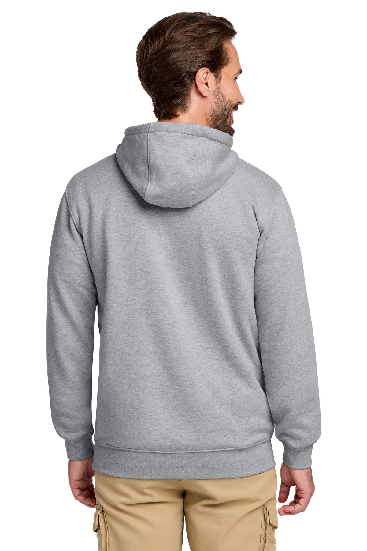 Custom Embroidered Carhartt Sweatshirts/Fleece in Heather Grey