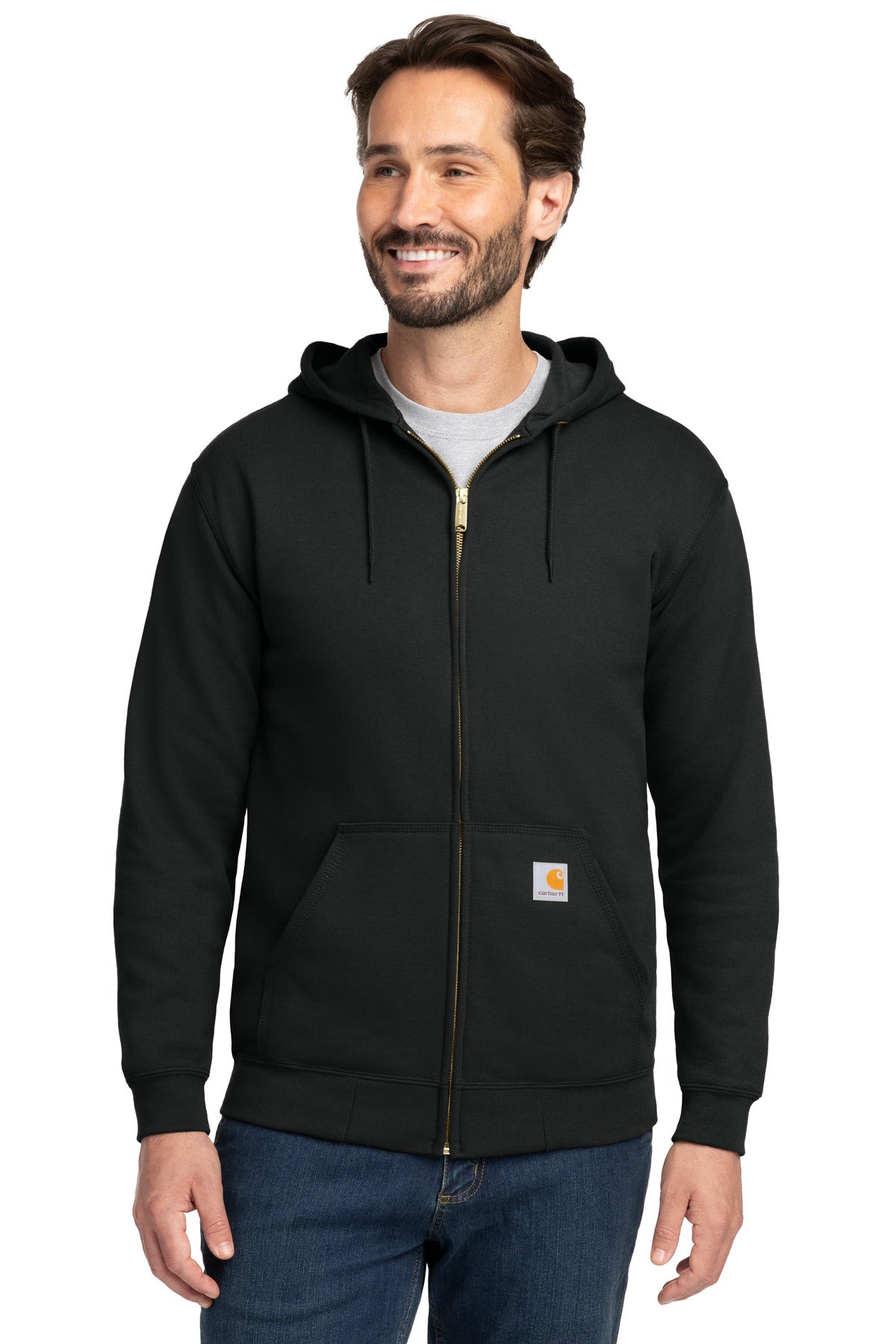 Custom Embroidered Carhartt Sweatshirts/Fleece in Black