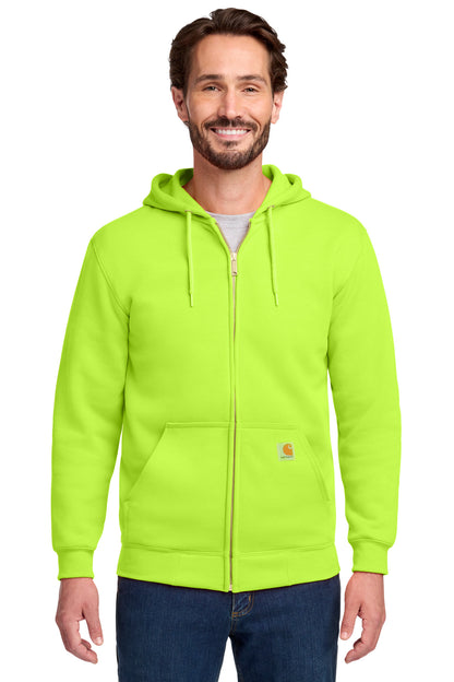Custom Embroidered Carhartt Sweatshirts/Fleece in Brite Lime