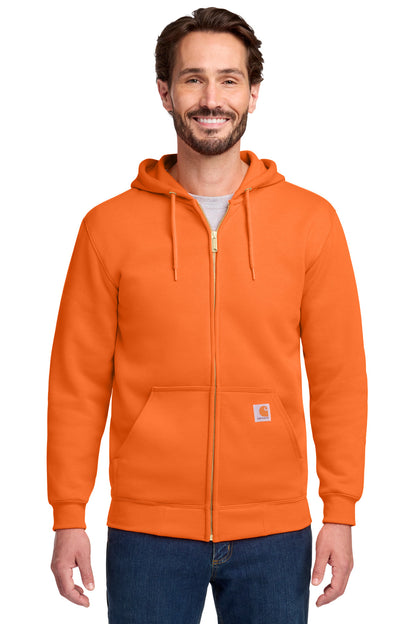 Custom Embroidered Carhartt Sweatshirts/Fleece in Brite Orange