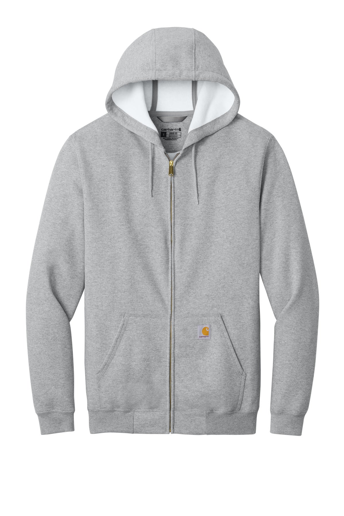 Custom Embroidered Carhartt Sweatshirts/Fleece in Heather Grey
