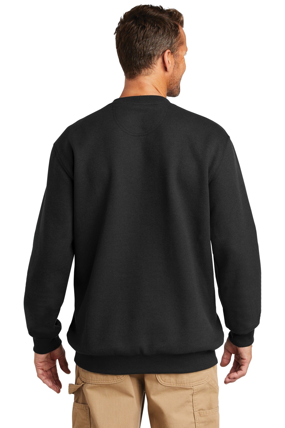 Custom Embroidered Carhartt  Midweight Crewneck Sweatshirt. CTK124,Black