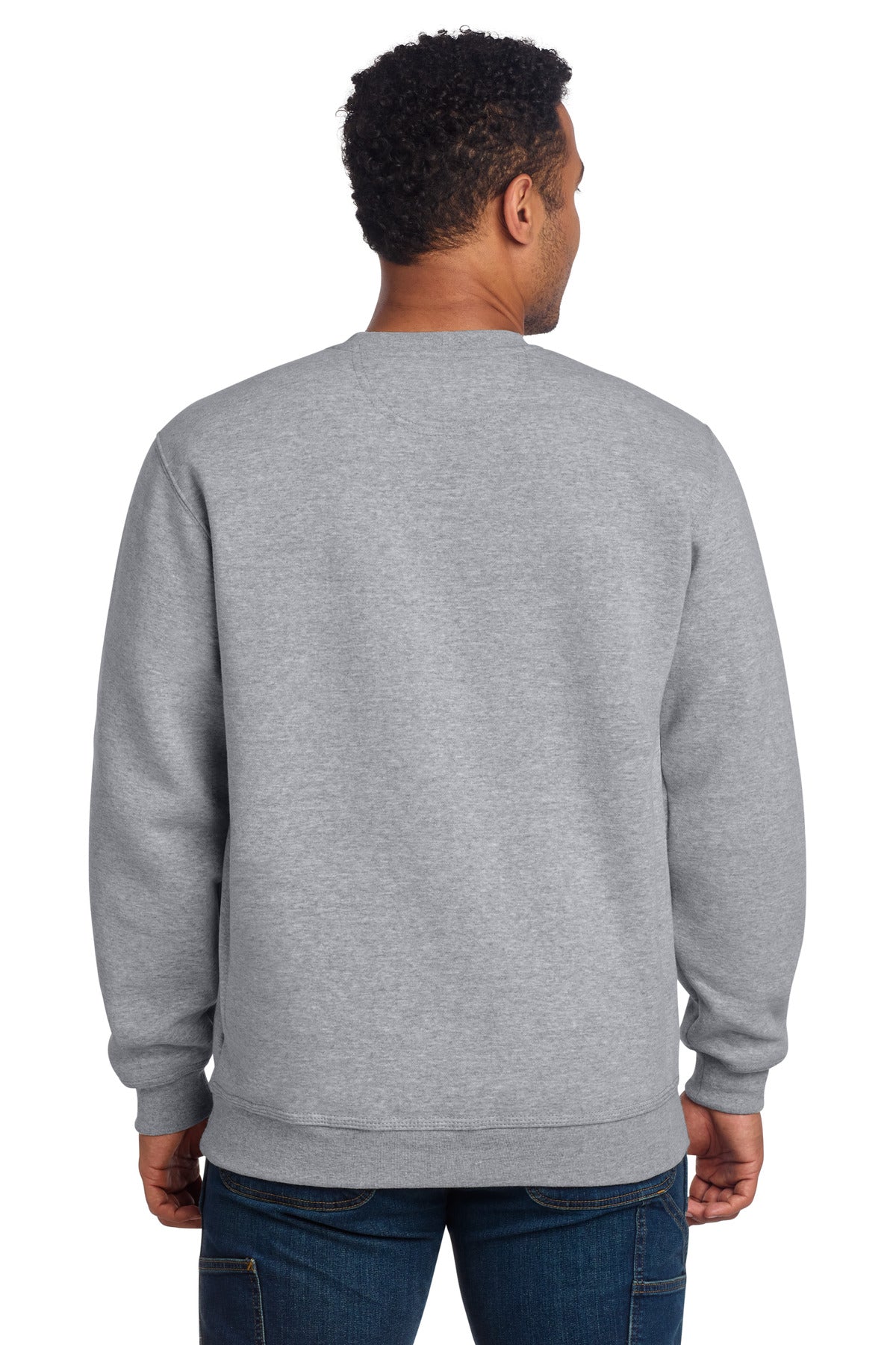 Custom Embroidered Carhartt Sweatshirts/Fleece in Heather Grey