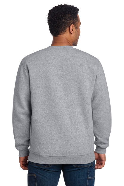 Custom Embroidered Carhartt Sweatshirts/Fleece in Heather Grey