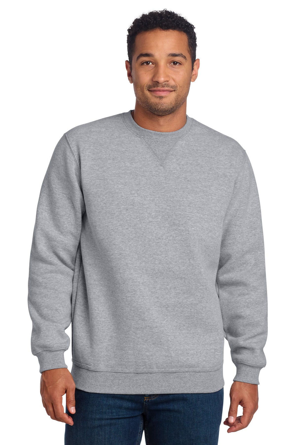 Custom Embroidered Carhartt Sweatshirts/Fleece in Heather Grey