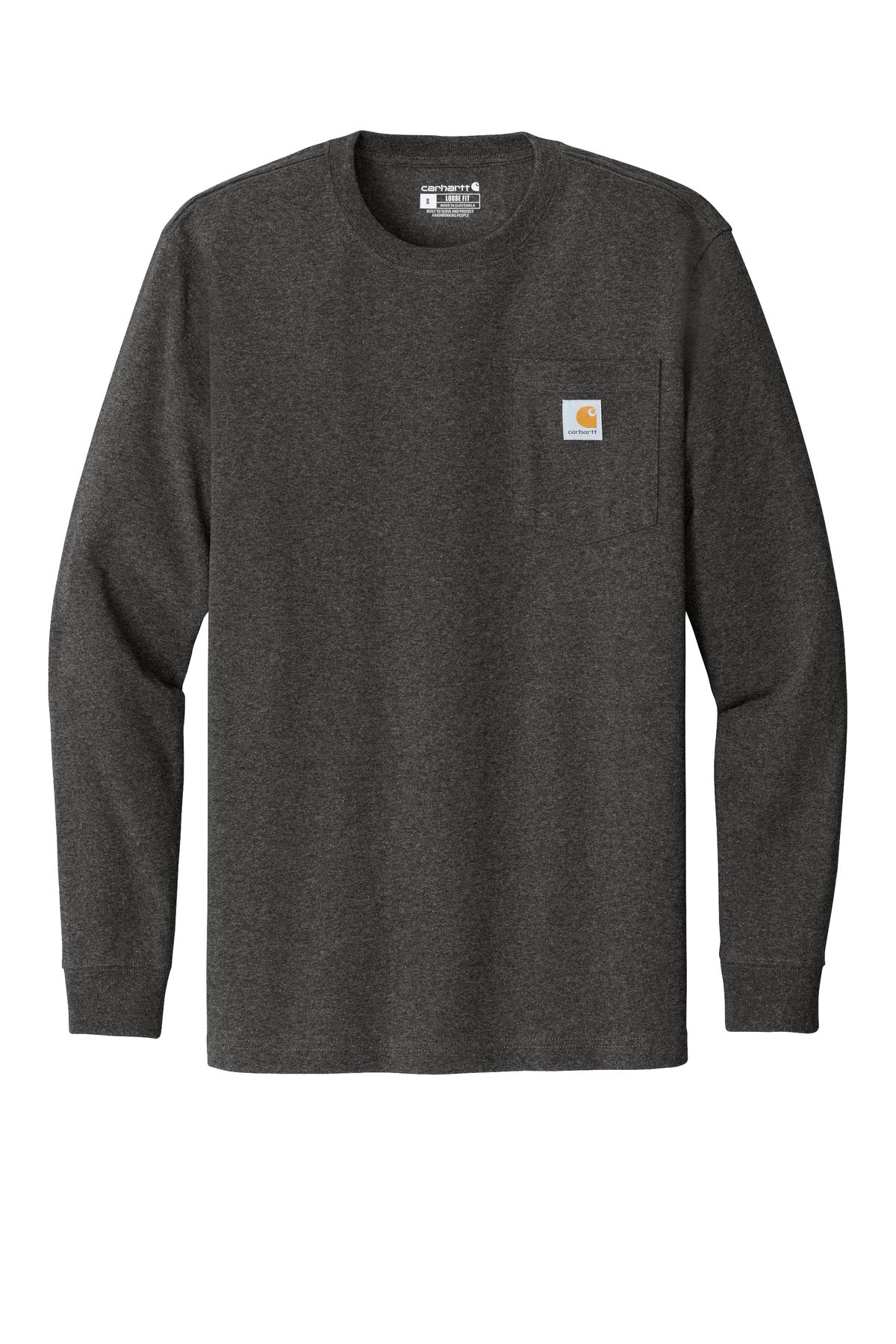 Custom Embroidered Carhartt T-Shirts  in Carbon Heather