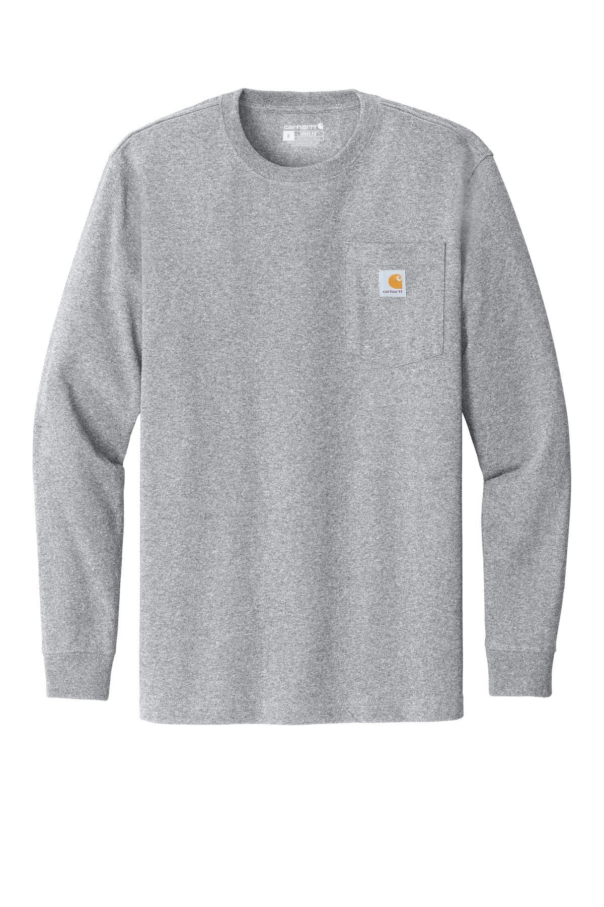 Custom Embroidered Carhartt T-Shirts  in Heather Grey