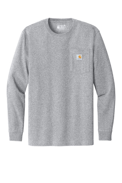 Custom Embroidered Carhartt T-Shirts  in Heather Grey