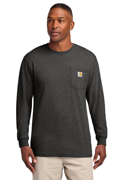 Custom Embroidered Carhartt T-Shirts  in Carbon Heather
