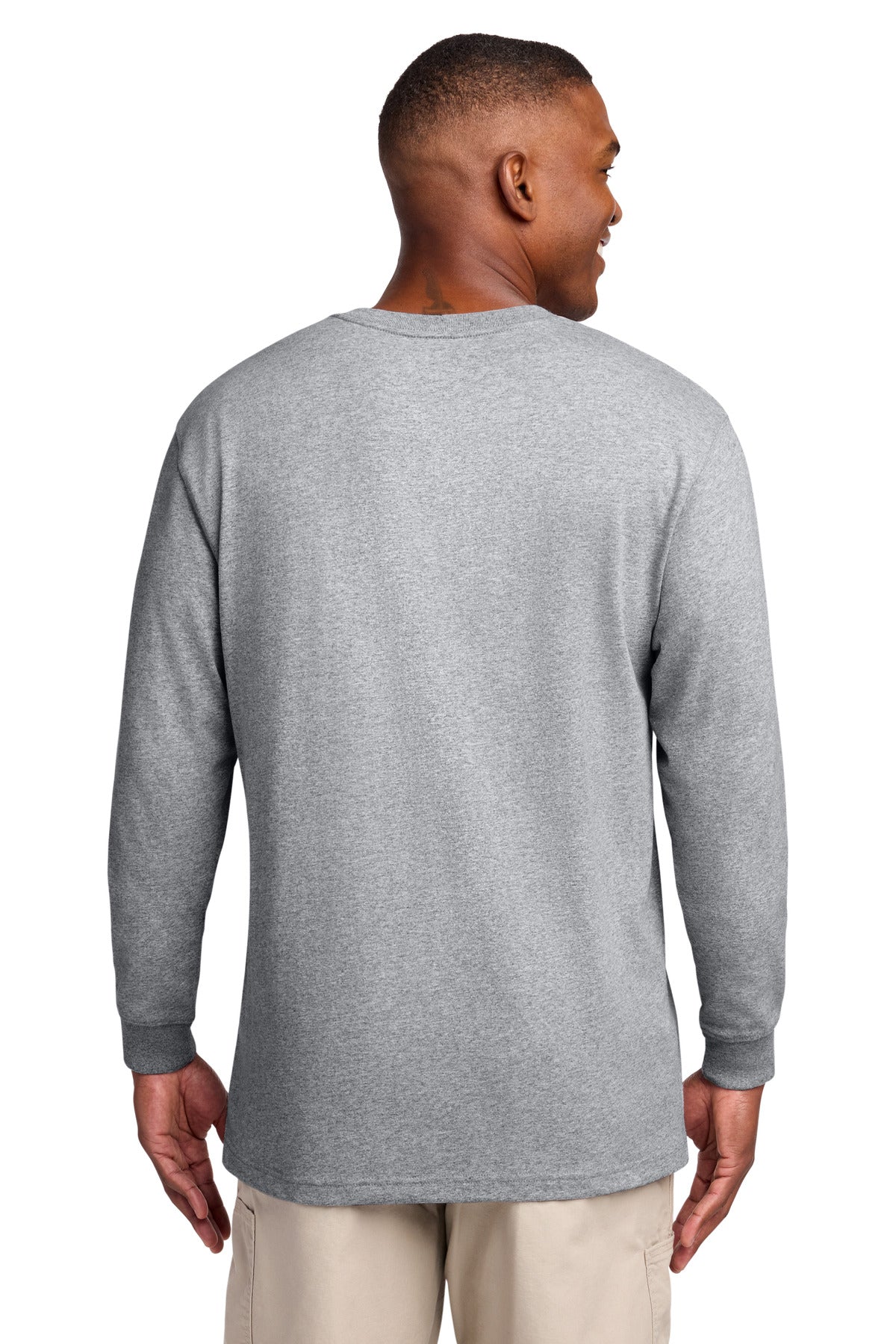 Custom Embroidered Carhartt T-Shirts  in Heather Grey