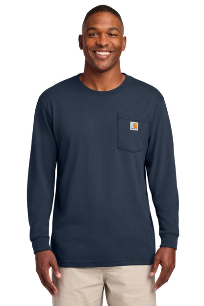 Custom Embroidered Carhartt T-Shirts  in Navy